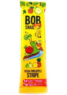 Натуральная конфета Bob Snail грушево-ананасовый страйп, 14 г